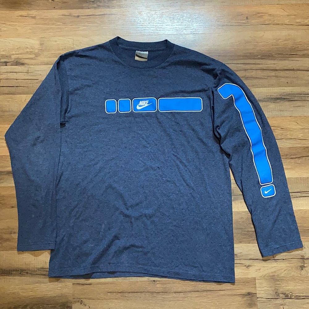 Y2K Nike long sleeve center swoosh - Picture 1 of 4